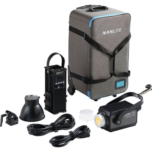 קיט פנס לד עם תיק טרולי Nanlite Forza 720 Daylight Kit