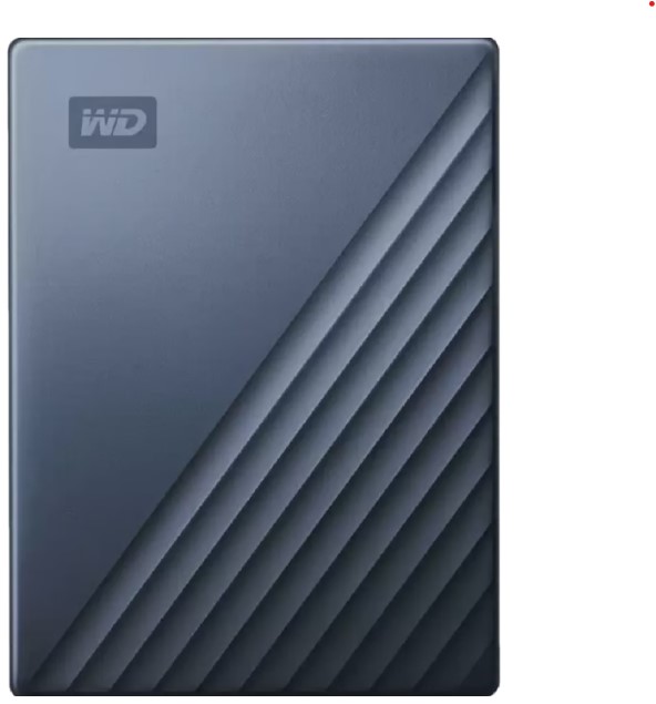 כונן קשיח חיצוני צבע כחול Western Digital My Passport Ultra 6TB USB-C