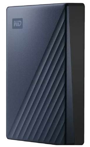 כונן קשיח חיצוני צבע כחול Western Digital My Passport Ultra 6TB USB-C