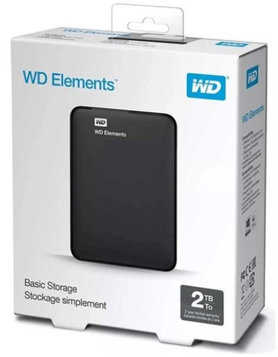 כונן קשיח חיצוני Western Digital Elements Portable 2TB