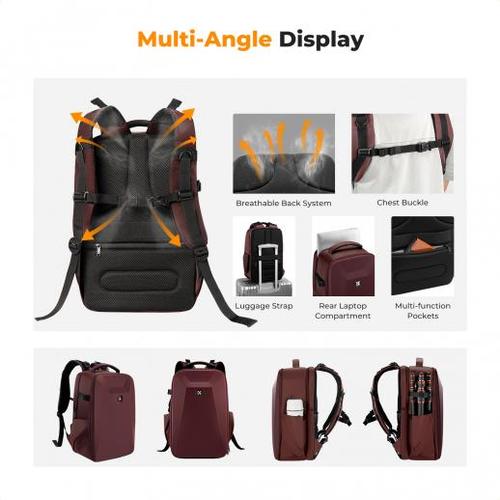 תיק גב קשיח לצילום מקצועי K F  Concept Camera Backpack 22L