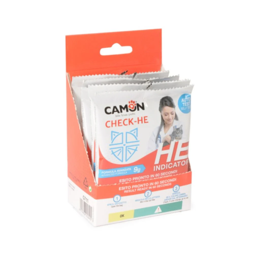 ‏Camon Check-HE Indicator – ערכת בדיקה לזיהוי דם בשתן לחתולים
