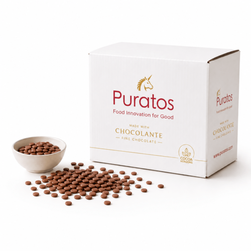 מטבעות שוקולד חלב 37% Puratos קרטון 10 קילו