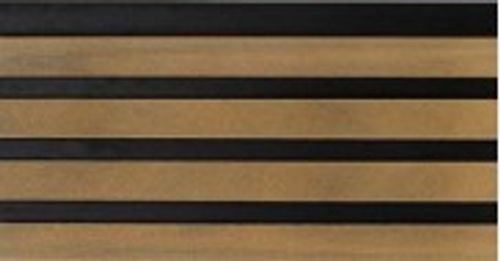 חיפוי קיר פולמרי TEAK BLACK טיק שחור (דוגמא בלבד)