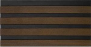 חיפוי קיר פולמרי WALNUT BLACK אגוז שחור (דוגמא בלבד)