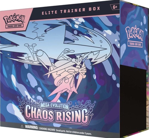 קופסת מאמן עילית Pokémon Mega Evolution – Chaos Rising | Pokémon Mega Evolution – Chaos Rising Elite Trainer Box