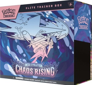 קופסת מאמן עילית Pokémon Mega Evolution – Chaos Rising | Pokémon Mega Evolution – Chaos Rising Elite Trainer Box