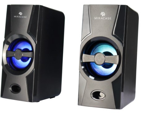 זוג רמקולים קומפקטיים למחשב Miracase MCS100