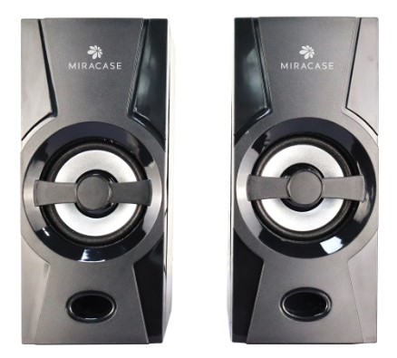 זוג רמקולים קומפקטיים למחשב Miracase MCS100