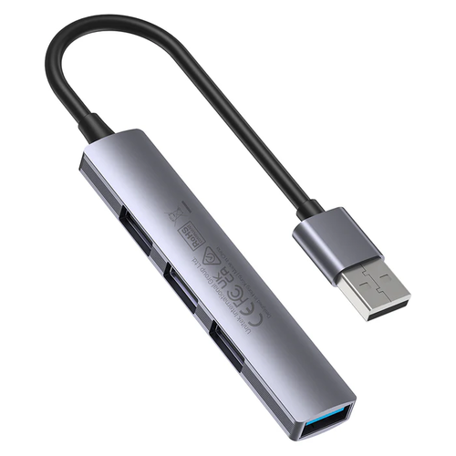  H1208A - מפצל 4 פורט USB-A בחיבור UNITEK USB-A 