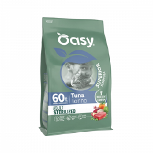 OASY סופריור חתול מסורס טונה 1.5 קג