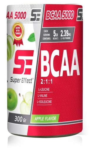 BCAA אבקה בטעם תפוח 300 גרם | סופר אפקט