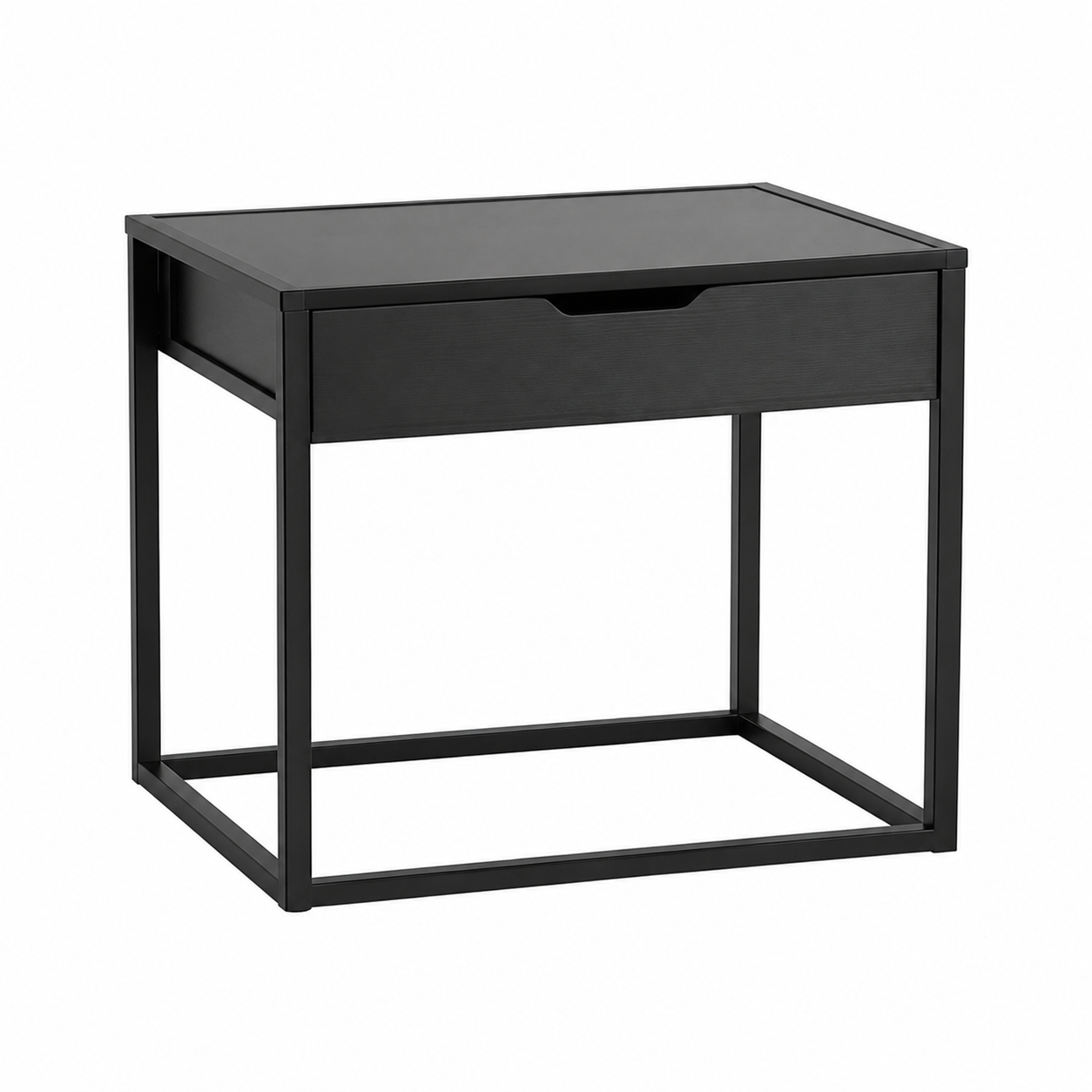 שידת צד BLACK – עץ וברזל