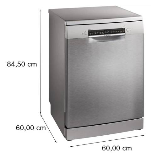 מדיח כלים רחב 13 מע' כלים Bosch SMS4EAI28E Serie 4 דמוי נירו' | גרמניה