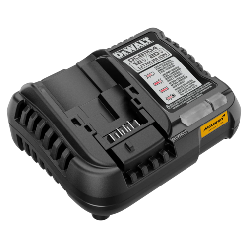 סט אימפקט בראשלס 18V + זוג סוללות 5A + מטען מהיר+מארז, DeWALT- MCLaren FORMULA 1 TEAM 
