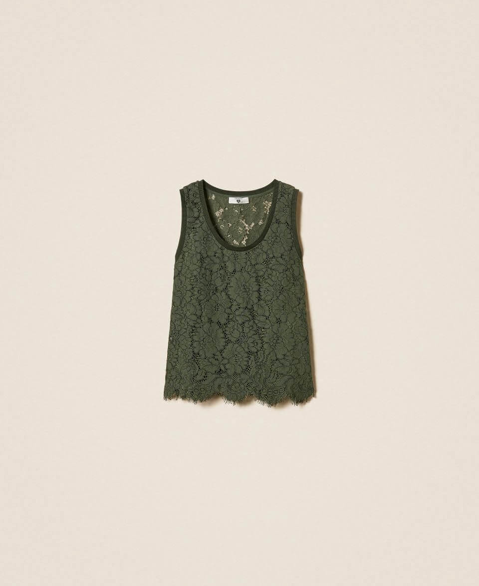 Rébrodé lace top THYME