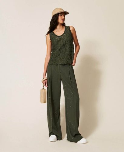 Rébrodé lace top THYME