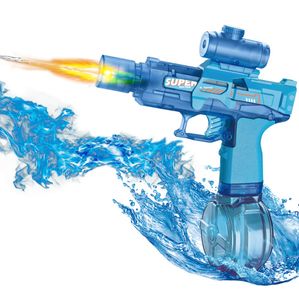 אקדח מים חשמלי אוטומטי Hidro Blitz עם אפקט תאורה ורתע (מגוון צבעים)