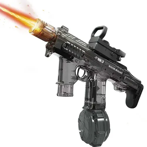רובה מים חשמלי אוטומטי Hidro Strike עם אפקט תאורה ורתע (מגוון צבעים)