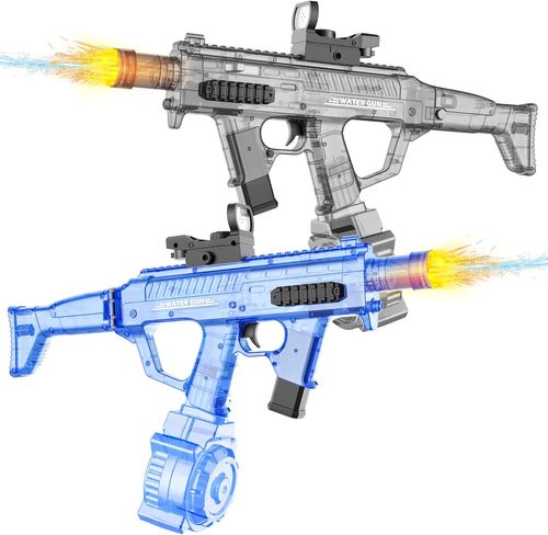 רובה מים חשמלי אוטומטי Hidro Strike עם אפקט תאורה ורתע (מגוון צבעים)