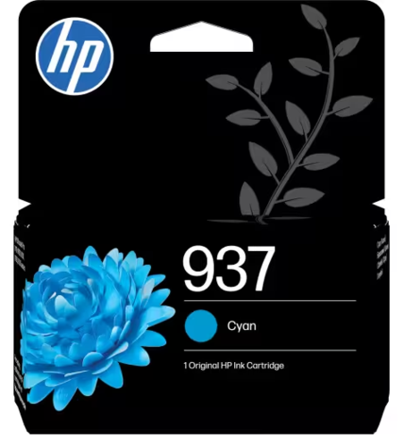 דיו כחול / ציאן מקורי HP 937 4S6W2NE