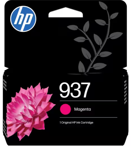 דיו אדום / מג'נטה מקורי HP 937 4S6W3NE