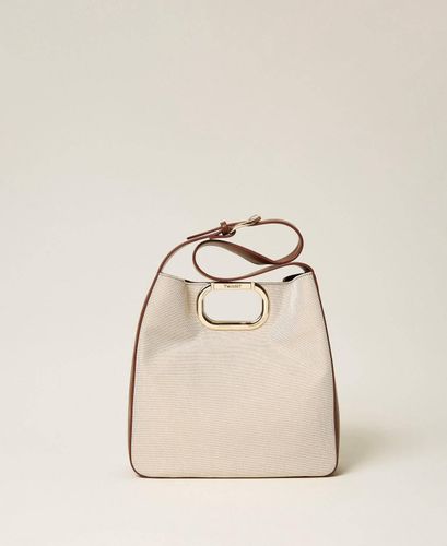 Lila canvas hobo bag