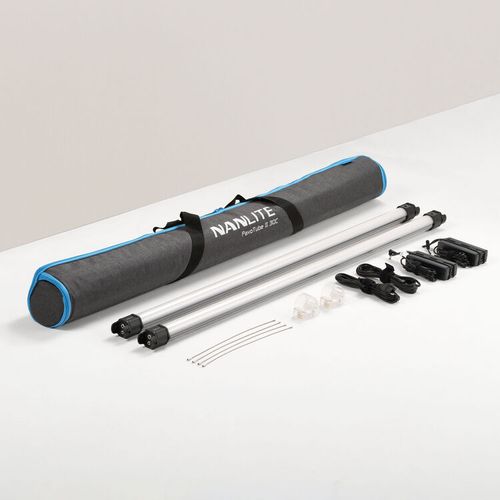 קיט 2 תאורות לד סטריפ Nanlite PavoTube II 30C RGB Kit 