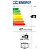 טלוויזיה חכמה 65" TCL 4K SQD-Mini LED טי.סי.אל 65C8L