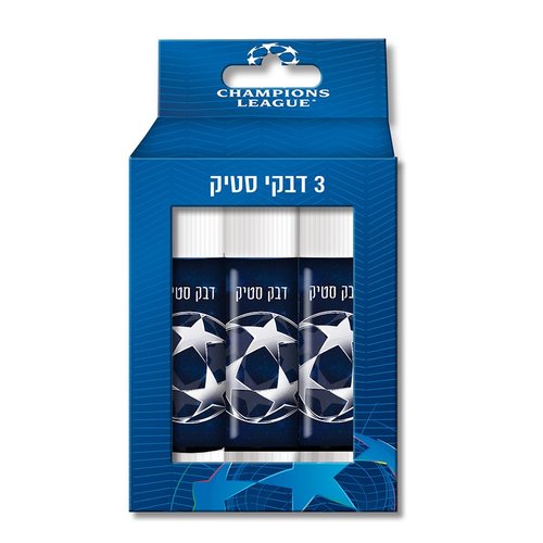 דבק סטיק 15 גרם ליגת האלופות שלוש יחידות