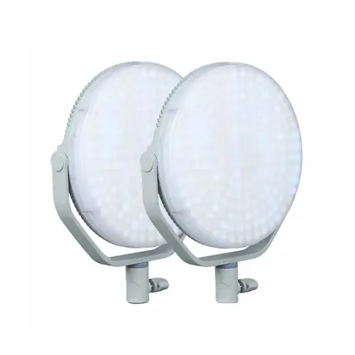 קיט 2 פאנלי לד עגולים עם סטנדים Nanlite miro 60c RGB Kit