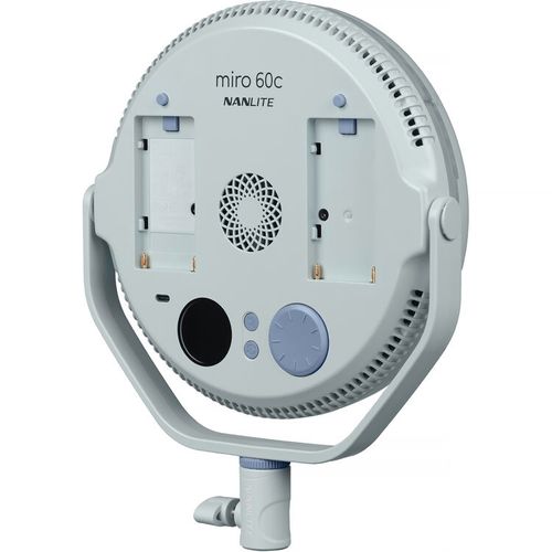 קיט 2 פאנלי לד עגולים עם סטנדים Nanlite miro 60c RGB Kit