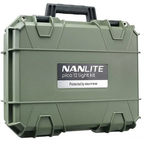 קיט 12 מיני פנסי לד צבעוניים Nanlite Pico Kit