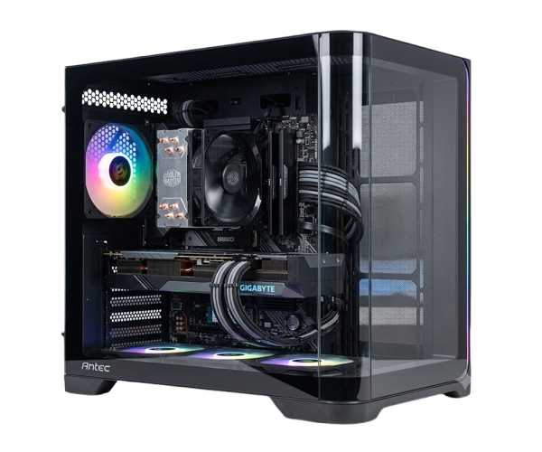 מחשב גיימינג C5 Curve ARGB 750W B860M WIFI U5-250KF 32GB 1TB NVME RTX5060