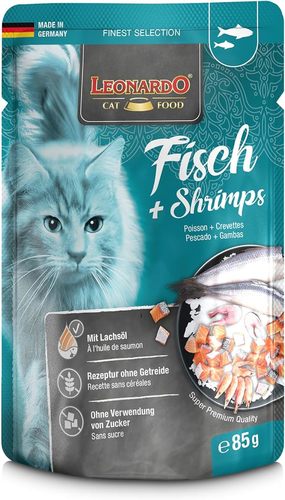 Leonrdo Fish + Shrimps 85g 