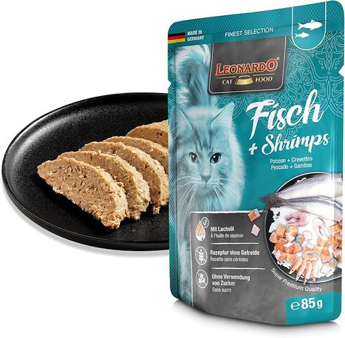 Leonrdo Fish + Shrimps 85g 