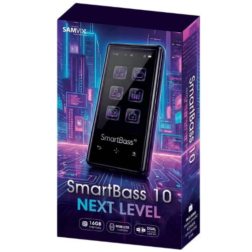 נגן MP3 סמארטבאס 10 SAMVIX SMARTBASS סאמויקס 