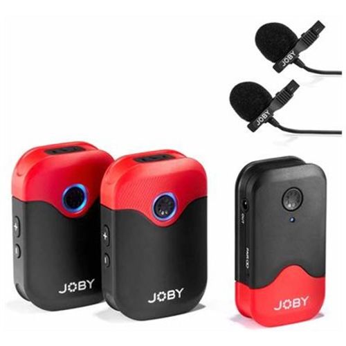 מערכת מיקרופון אלחוטי JOBY Wavo AIR ג'ובי ל2 אנשים.