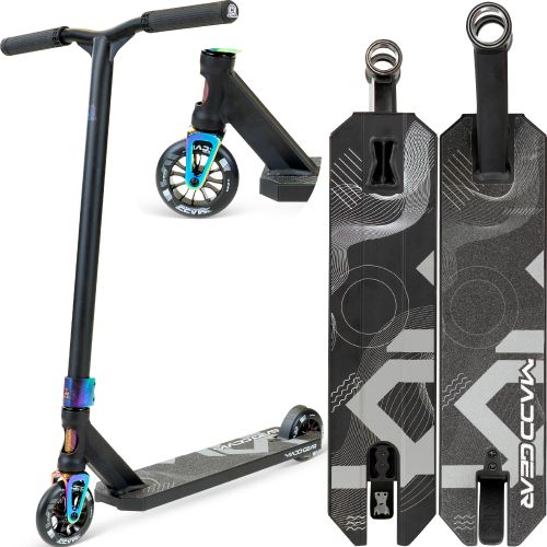 קורקינט פעלולים מקצועי MGP דגם MG5 Axion בצבע נאו כרום