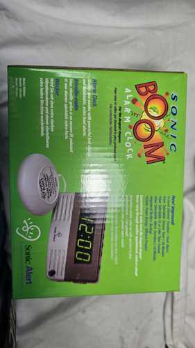 שעון מעורר עוצמתי עם רטט Sonic Alert Sonic BOOM SB200SS סוניק 