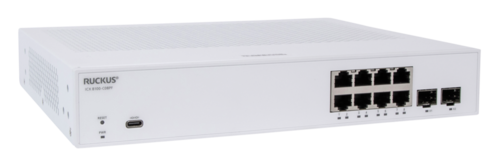 מתג SW 8X1G P 2XSFP POE 124W RUCKUS