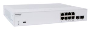 מתג SW 8X1G P 2XSFP POE 124W RUCKUS