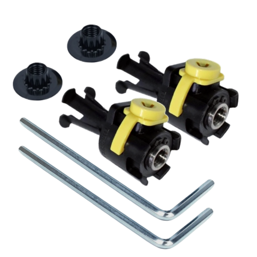GEBERIT EFF2 597216000 | סט ברגים לקיבוע אסלה תלויה מתאים למגוון אסלות
