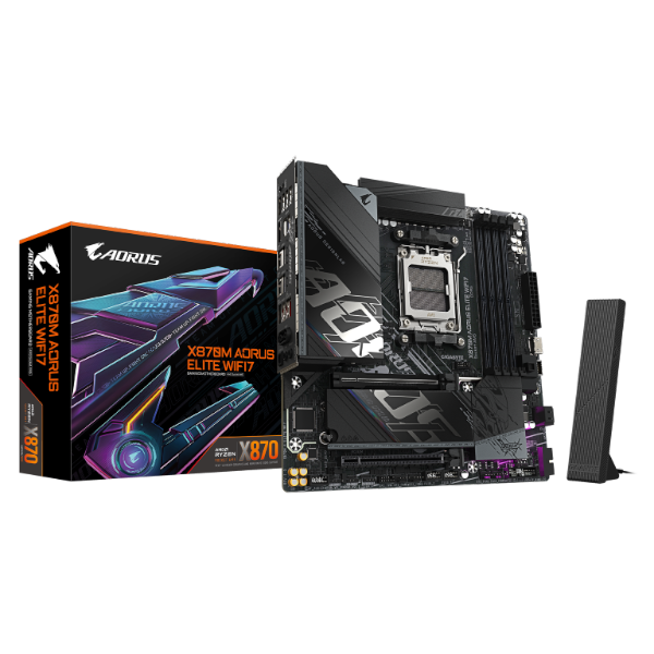 לוח אם Gigabyte X870M A ELITE WF7 ATX AM5 DDR5 X3D PCIE5.0