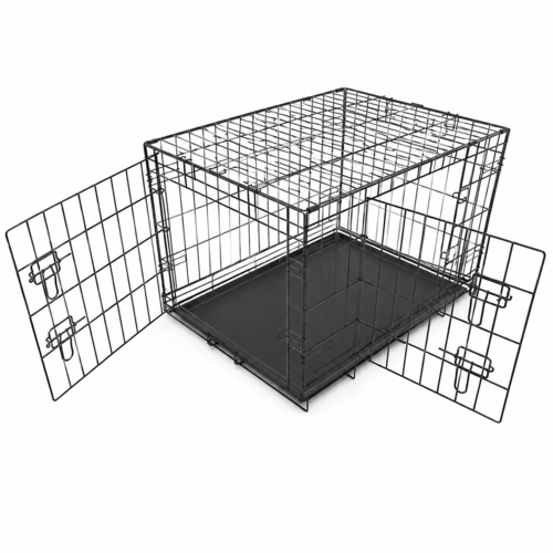 כלוב רשת גדול לכלבים 124x75x82 ס