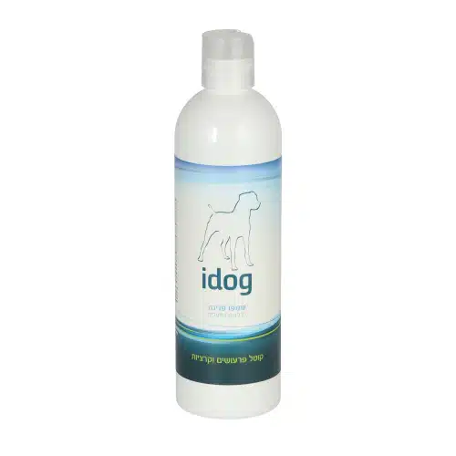 שמפו לכלב נגד פרעושים וקרציות IDOG
