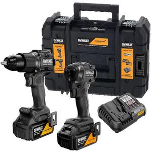 סט מברגות 18V + שתי סוללות 5AH מסדרת MCLAREN DEWALT DCK2222MP2T