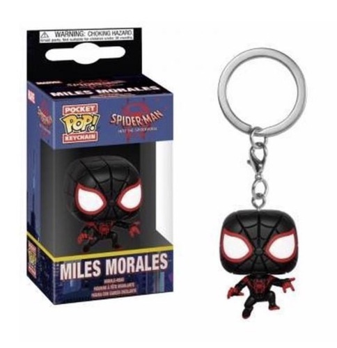 מחזיק מפתחות Pocket Pop! מיילס מוראלס ספיידרמן – Marvel | Pocket Pop! Miles Morales Spider-Man Keychain – Marvel