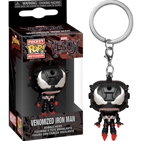 מחזיק מפתחות Pocket Pop! ונומייזד איירון מן – Marvel Venom | Pocket Pop! Venomized Iron Man Keychain – Marvel Venom