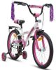 אופניים לילדים BMX מושב מתכונן, פעמון וסבל אחורי "12 - פוקסיה